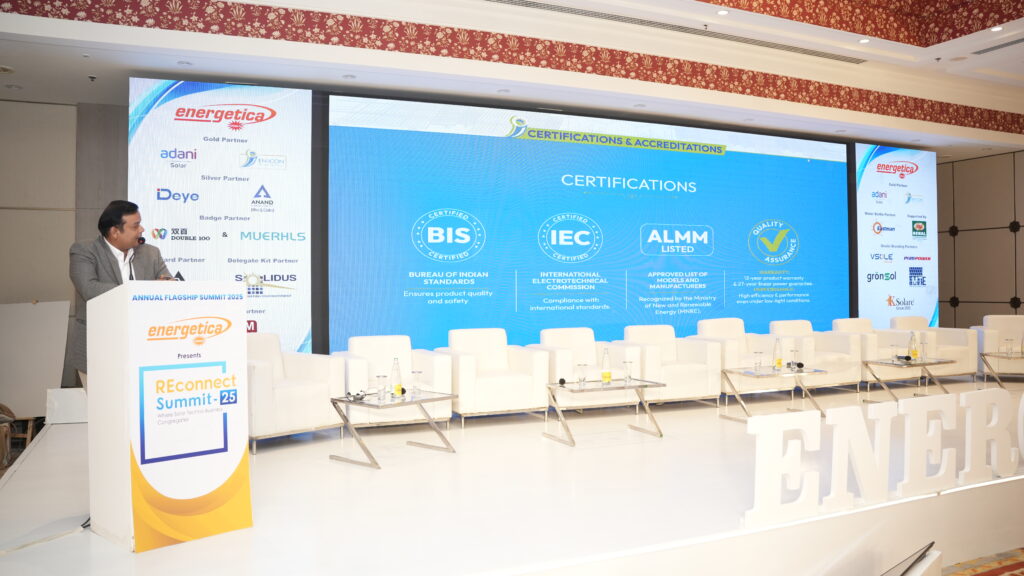 Gronsol Wins “Startup of the Year” & “Most Trusted Solar Inverter Brand in India” at REconnect Summit 2025 5 EEP01941