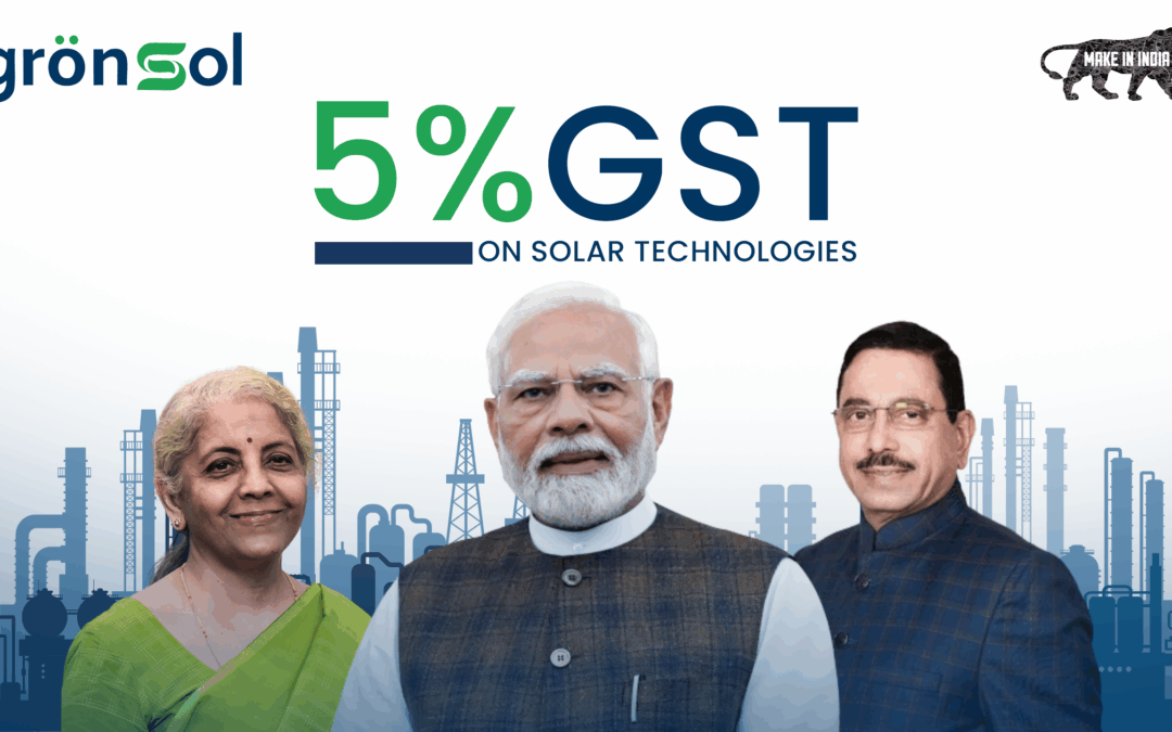 Big News for Solar Industry: Government Fixes 5% GST on Solar Inverters