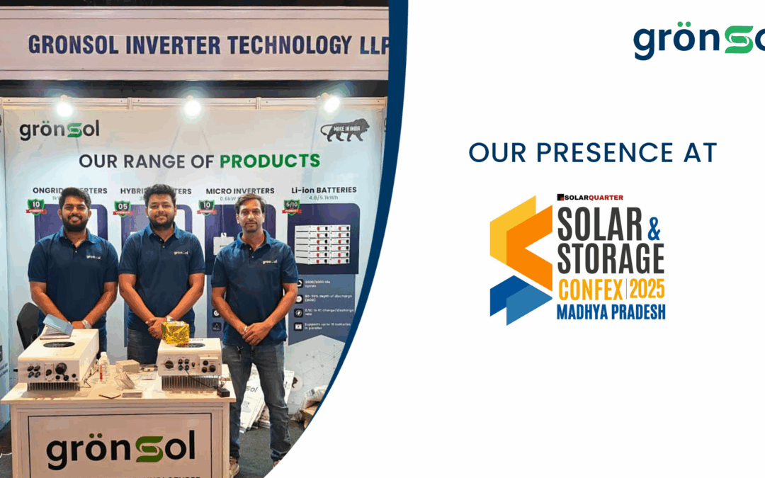 Grönsol Shines at Solar & Storage Confex 2025, Madhya Pradesh